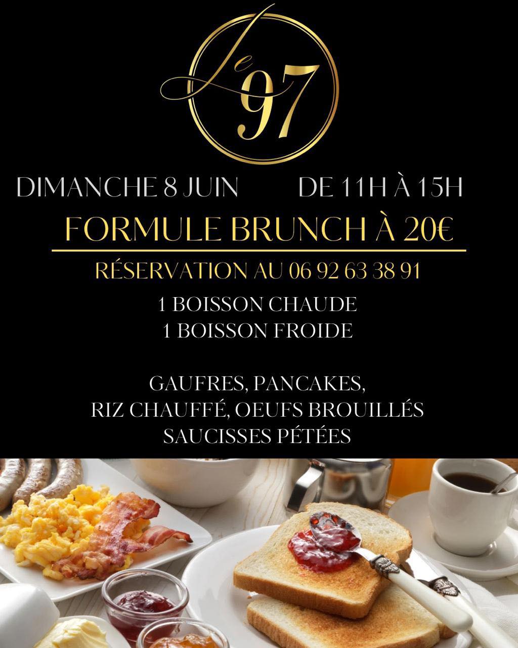 Formule Brunch à 20€